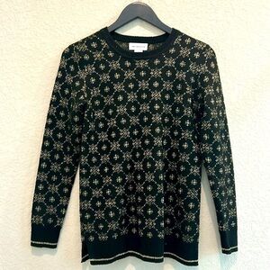 Liz Claiborne size small black and gold patterns